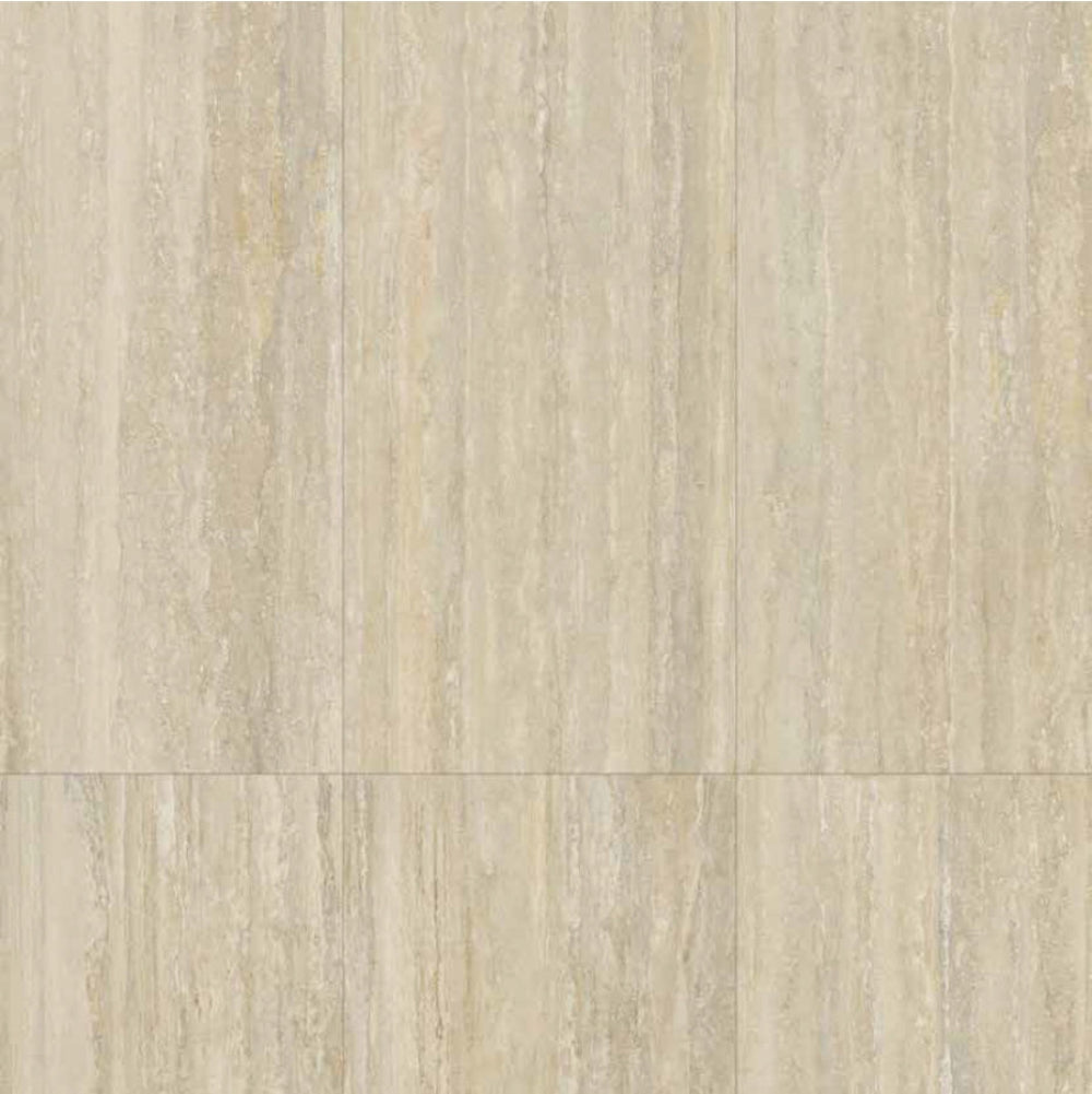 MGM Ceramiche travertino nocciola tile  with a vein cut texture