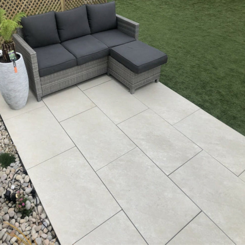 Quartz White Porcelain Outdoor Tile