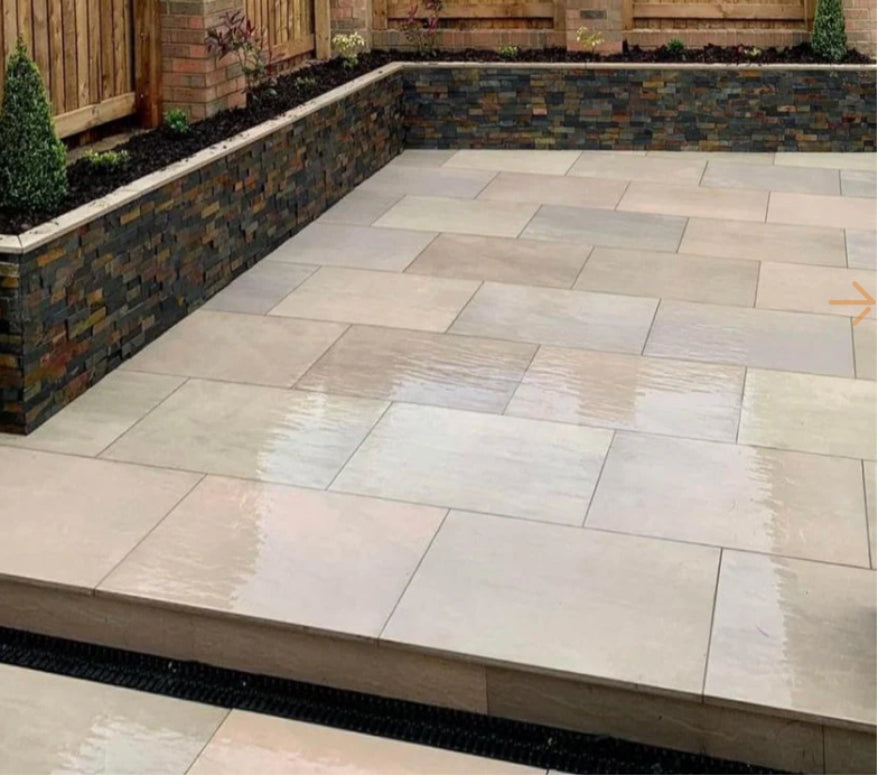 Raj Green Porcelain Outdoor Tile