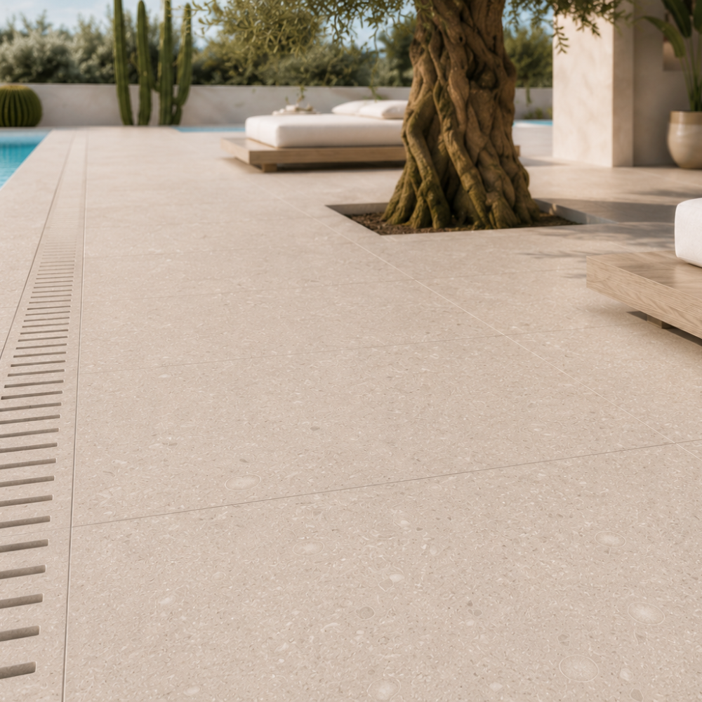 Bestile Juliette Bone Spanish,60cmx90cm Porcelain Outdoor Tile  