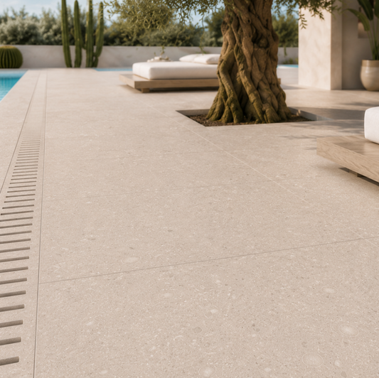Bestile Juliette Bone Spanish,60cmx90cm Porcelain Outdoor Tile  