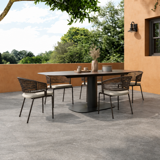 Bestile Pizarra Marengo tile in 60x90, dark grey porcelain outdoor tile 