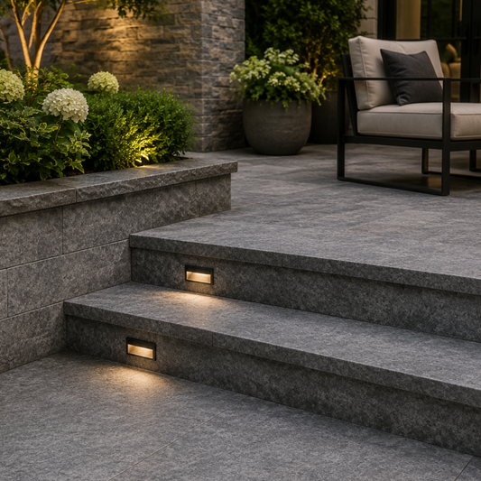 Bestile Pizarra Marengo tile in 60x90, dark grey porcelain outdoor tile 